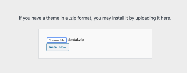 Install Theme