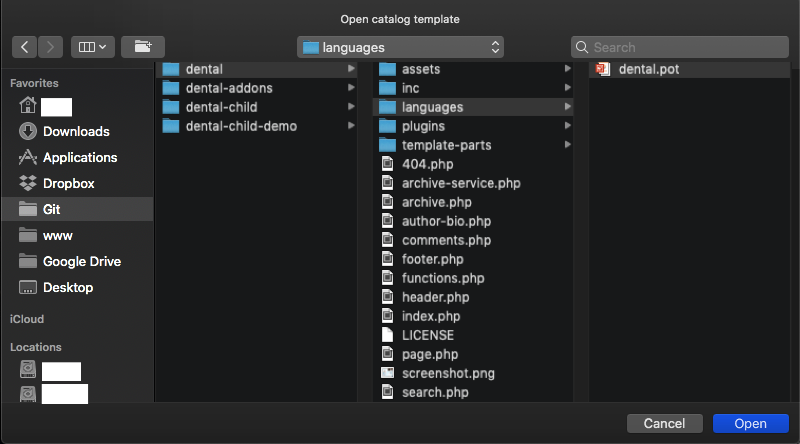 Selet pot File